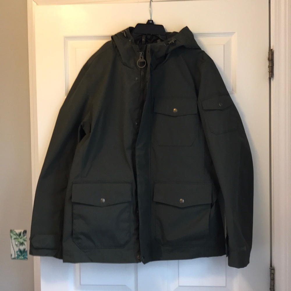 Men’s dark green jacket medium, never worn